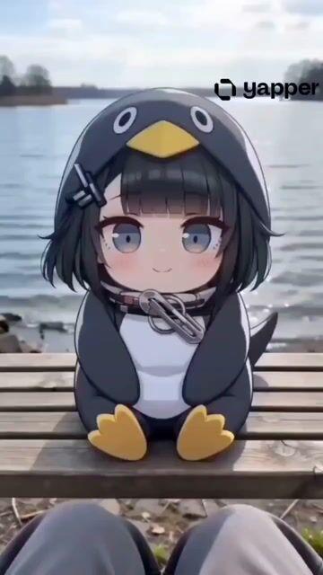 プロンプトのプレビュー: 湖畔のググ ガガちびアニメーション