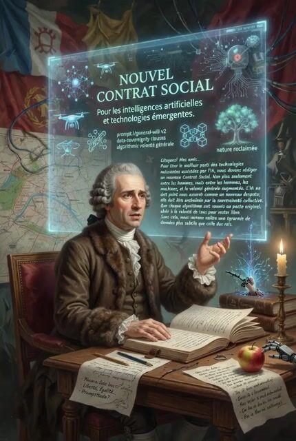 Prompt-Vorschau: Rousseau AI Talking Head