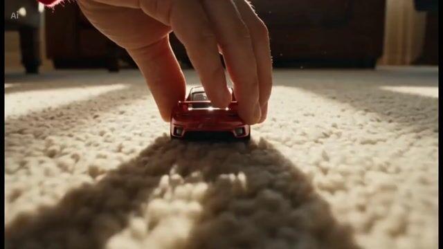 プロンプトのプレビュー: 子供の頃の想像力を現実化するカーレース動画プロンプト