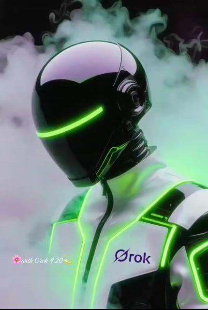 提示詞預覽: Grok Imagine 提示:具有霓虹點綴的未來賽博龐克人形機器人