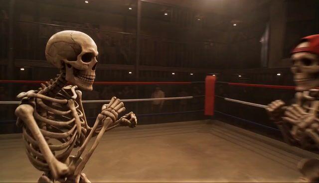 Превью промпта: Skeleton Underground Wrestling