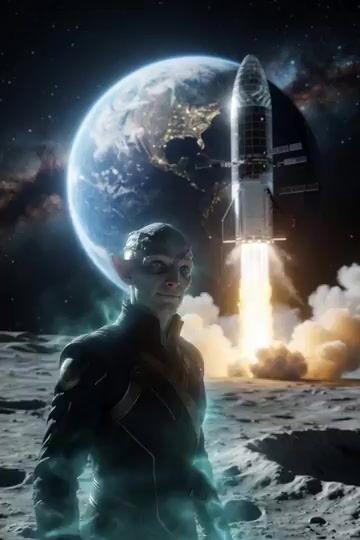 ตัวอย่างพรีวิวพรอมต์: Alien Anthropologist Data Cube Video