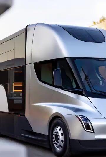 Prompt-Vorschau: Futuristisches Tesla Semi Wohnmobil Video-Prompt