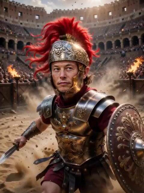 İstem önizlemesi: Antik Arenada Romalı Gladyatör