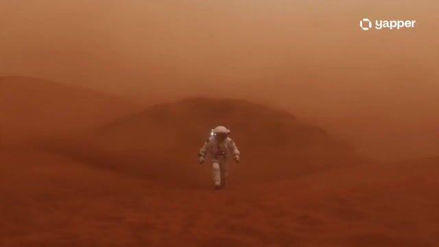 プロンプトのプレビュー: 火星の嵐:SFミステリー・シークエンス