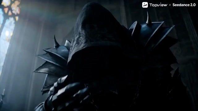 プロンプトのプレビュー: オリジナル・ダークファンタジー・アクション短編映画