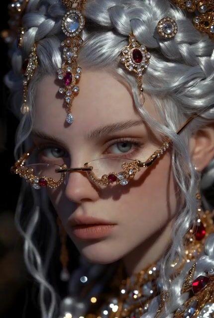ตัวอย่างพรีวิวพรอมต์: ภาพพอร์ตเทรตแฟนตาซีสุดดราม่าของหญิงสาว