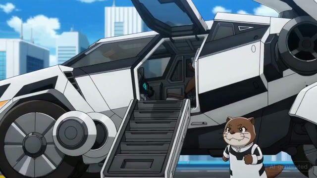 プロンプトのプレビュー: Otter Mech Pilot アニメシーン