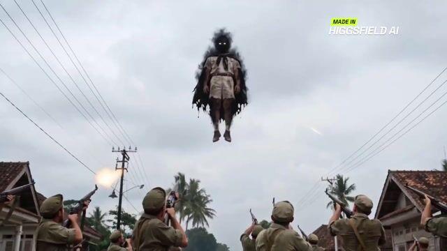 プロンプトのプレビュー: インドネシアのスーパーヒーローによる戦闘シークエンス