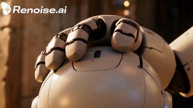 プロンプトのプレビュー: ピクサー風ロボットの冒険