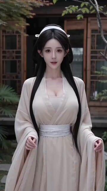 プロンプトのプレビュー: 10秒で古代中国の衣装に早着替えする動画