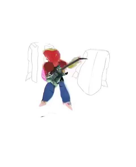 Pratinjau prompt: Doves in White Stripes music video style