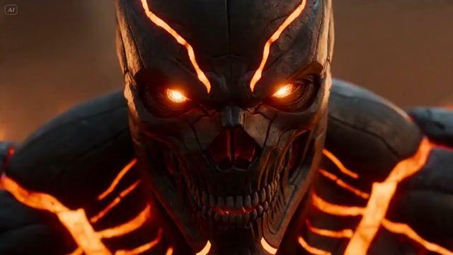 プロンプトのプレビュー: サイバネティック・バーサーカーの戦場突撃