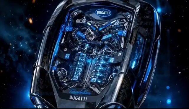 プロンプトのプレビュー: 高級 Bugatti ウォッチのコマーシャル