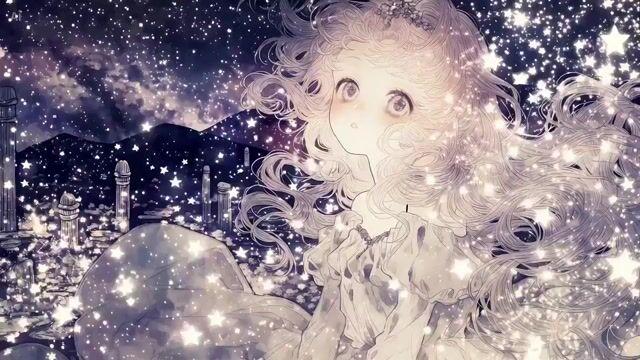 プロンプトのプレビュー: スターダスト・少女アニメ・プロンプト