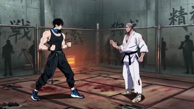 İstem önizlemesi: Çoklu Çekim Anime Dövüş Koreografisi İstemleri