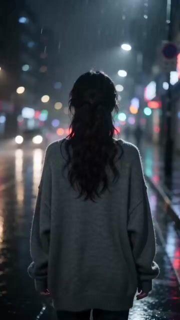 İstem önizlemesi: Sinematik Yağmurlu Gece 'Beyaz Ay Işığı' Video İstemcisi