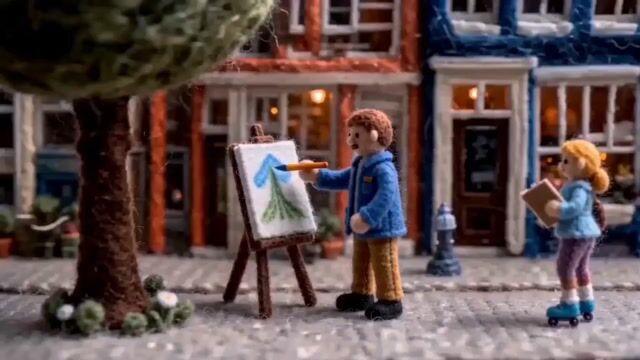 プロンプトのプレビュー: 絵画のシネマティックなクローズアップ