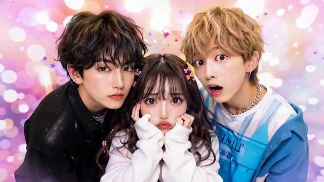 プロンプトのプレビュー: プリクラ撮影ブースのコメディシーン