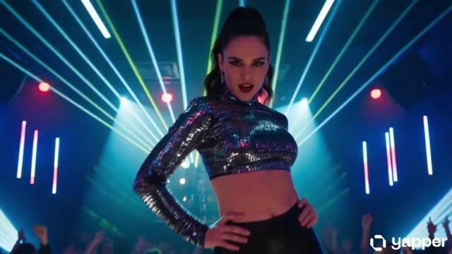 プロンプトのプレビュー: ネオン輝くナイトクラブのダンス振付
