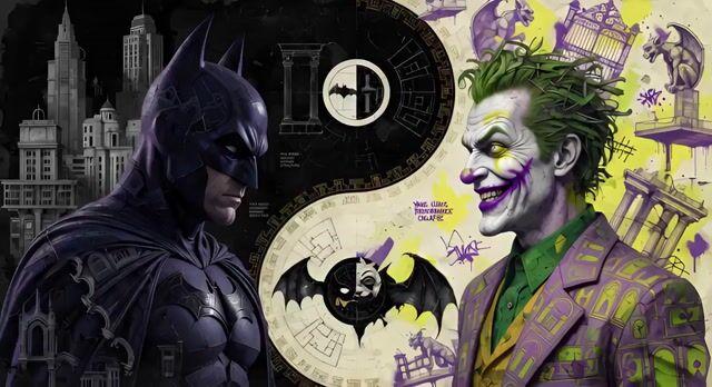 ตัวอย่างพรีวิวพรอมต์: Batman and Joker Yin-Yang Video