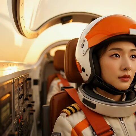Aperçu du prompt: Vidéo de pilote de chasse est-asiatique