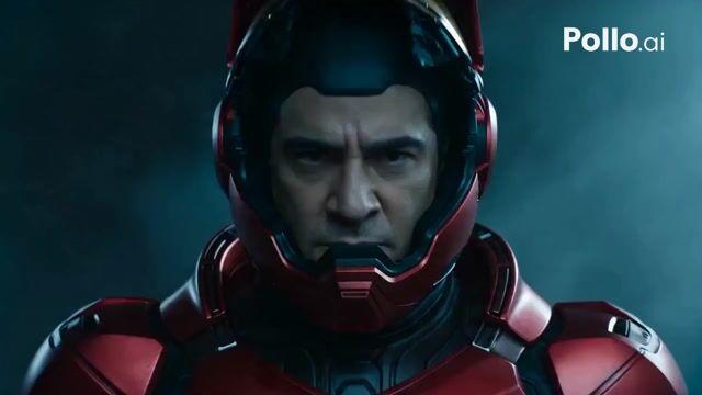 プロンプトのプレビュー: SF 戦士のシネマティック動画生成プロンプト