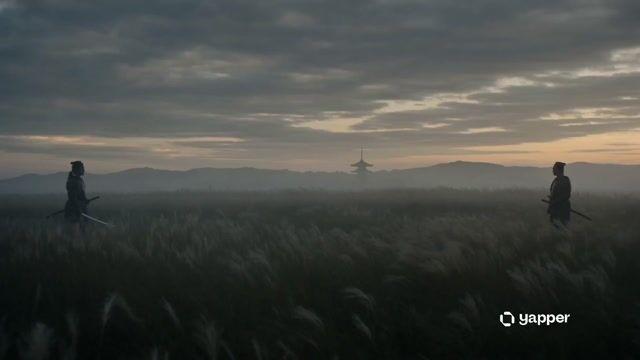 Prévia do prompt: Duelo Cinematográfico de Samurai ao Entardecer