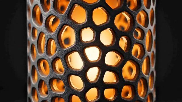 プロンプトのプレビュー: Voronoi Lamp プロダクトアニメーション