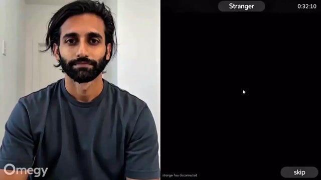 プロンプトのプレビュー: Omegle 分割画面でのインタラクション