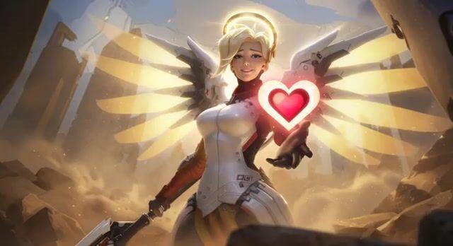 プロンプトのプレビュー: Overwatch Mercy Valkyrie Heart 動画