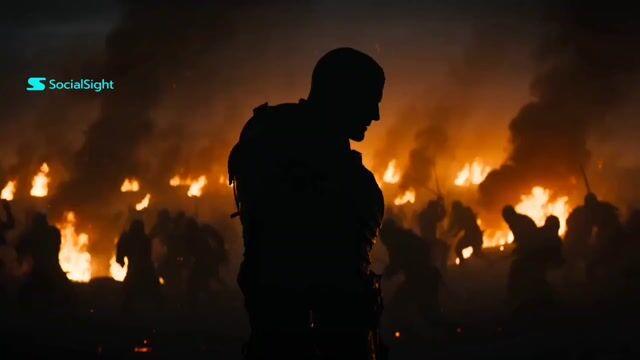 プロンプトのプレビュー: 傷ついた戦士のシネマティックトレーラー