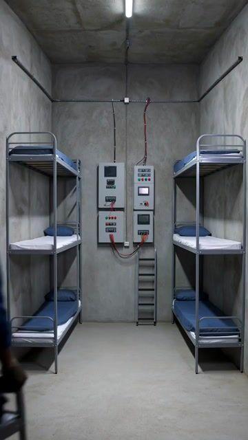 Prompt-Vorschau: Staging-Bunker-Innenraum-Timelapse-Prompt