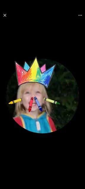 ตัวอย่างพรีวิวพรอมต์: แอนิเมชัน Crown and Crayons