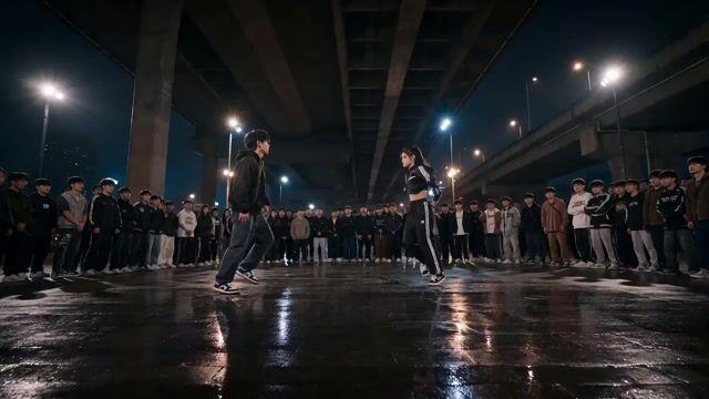 プロンプトのプレビュー: ストリートダンスバトルのハイライト