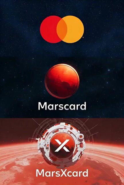 İstem önizlemesi: Mastercard MarsCard konsepti