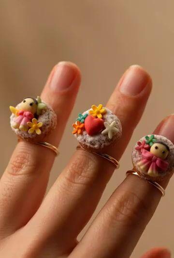 Prompt-Vorschau: Lebkuchen-Fingerringe