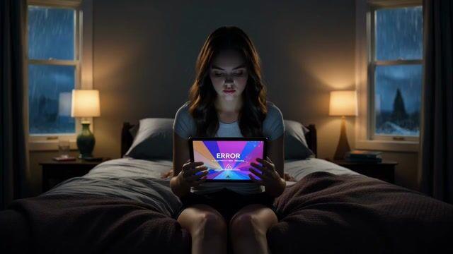 İstem önizlemesi: İnsan Bedenine Hapsolmuş Yapay Zekanın Sinematik Videosu