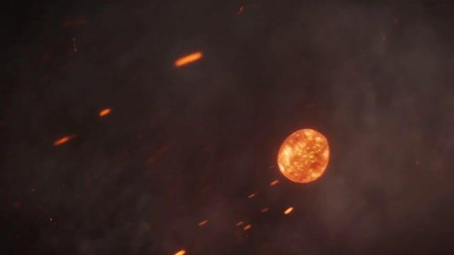 プロンプトのプレビュー: 火山ドラゴンの変身シークエンス