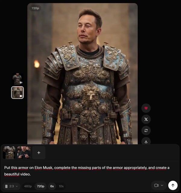Pré-visualização do prompt: Colocando Armadura em Elon Musk