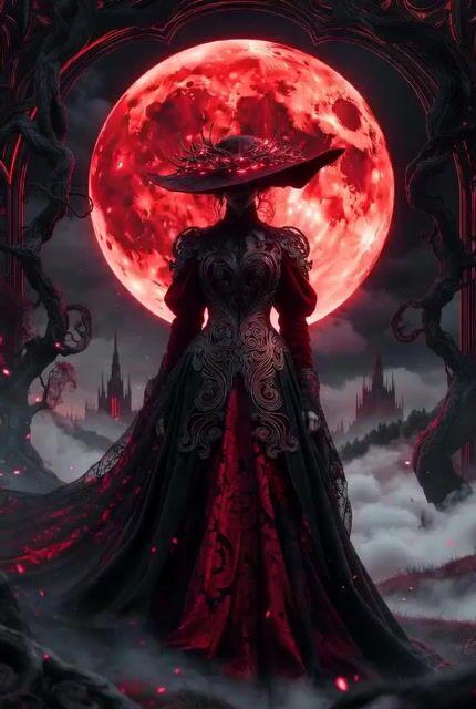 ตัวอย่างพรีวิวพรอมต์: วิดีโอ 'Extend from Frame' ของ Dark Fantasy Sorceress