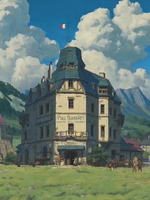 提示詞預覽: Alpine Inn 每日雜務場景
