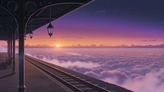 プロンプトのプレビュー: アニメーション「記憶の列車」シークエンス