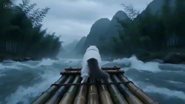 ตัวอย่างพรีวิวพรอมต์: ฉากต่อสู้ Wuxia Hero Cat
