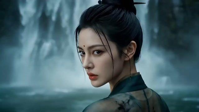 プロンプトのプレビュー: 映画のようなカメラワークで描かれる一騎当千の武侠叙事詩