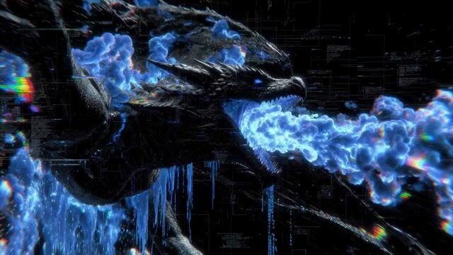Aperçu du prompt: Prompt vidéo : Dragon Cyberpunk Glitch