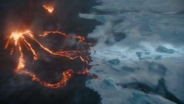 プロンプトのプレビュー: Epic Ice vs. Fire 災害アクションプロンプト