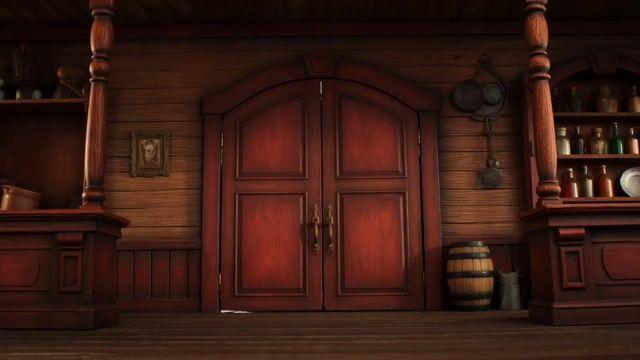 プロンプトのプレビュー: クレイアニメーションによる西部劇アクションシーン