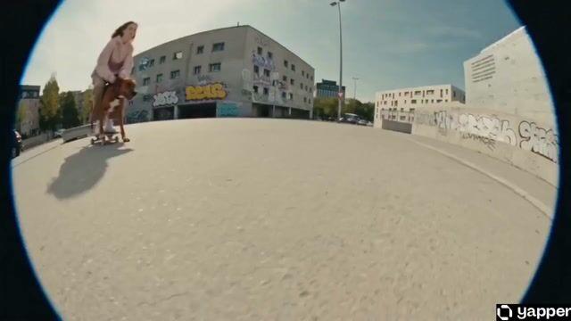 Prévia do prompt: Sequência de Glide com POV Olho de Peixe