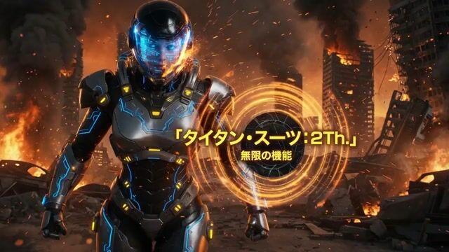 Pratinjau prompt: Futuristic Titan Power Armor Warrior